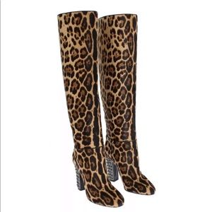 Authentic 100% Dolce Gabbana Leopard Pony Hair